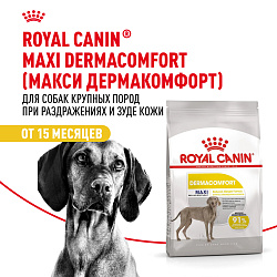 Сухой корм Royal Canin Maxi Dermacomfort для взрослых крупных пород 10 кг